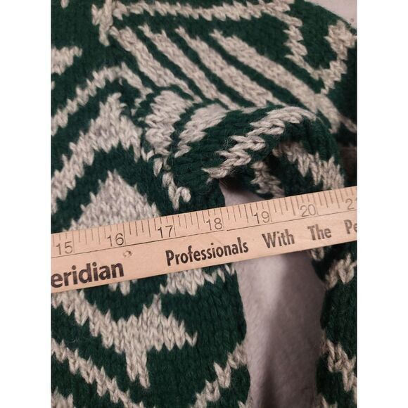 Vintage Polo Ralph Lauren Wool‎ Handknit Aztec Sweater Mens Small - Picture 5 of 5